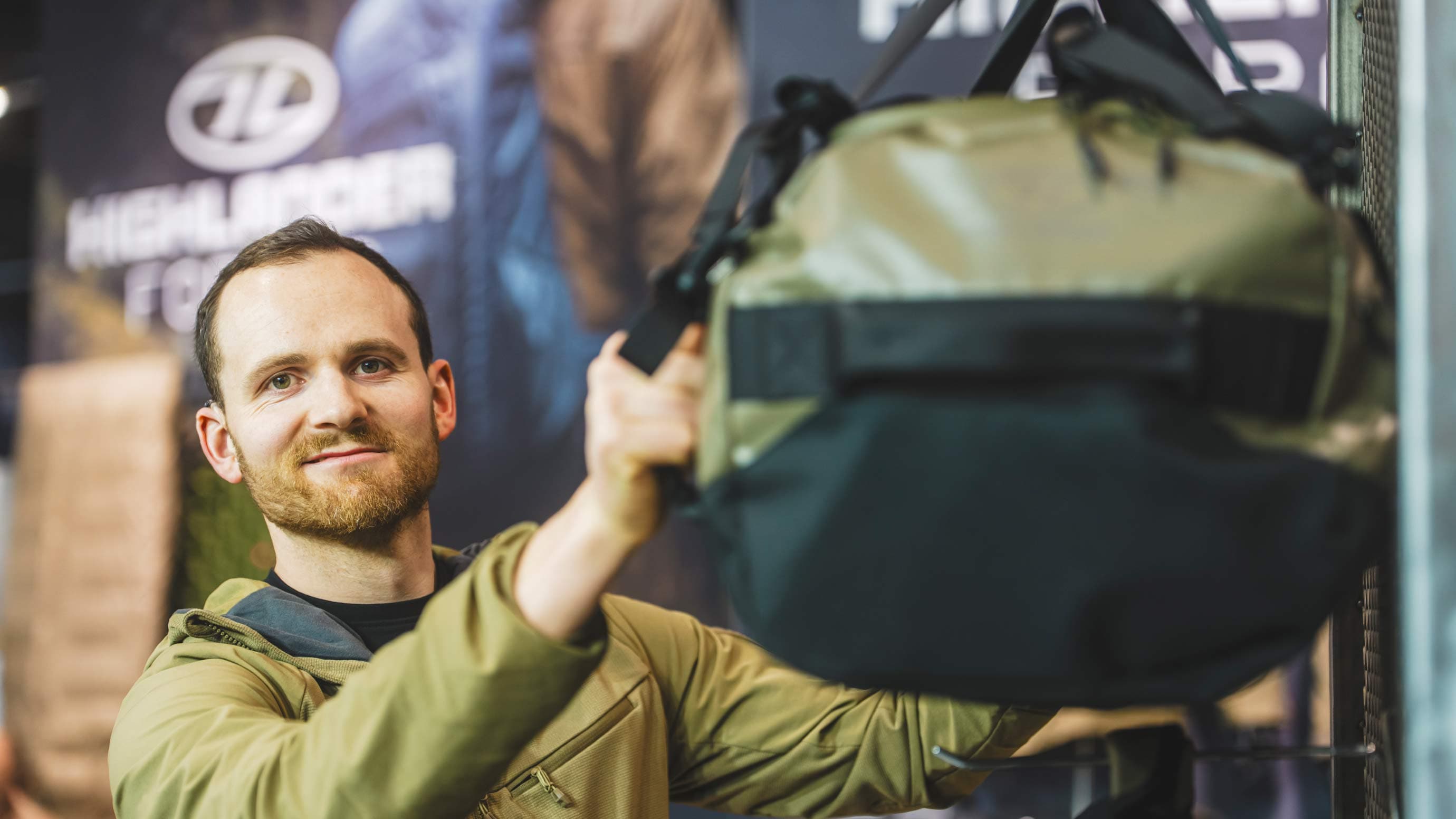 Exhibitor presents its product